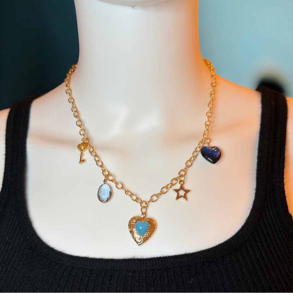 🌙🩵 Dreamy Skies Necklace 🩵🌙